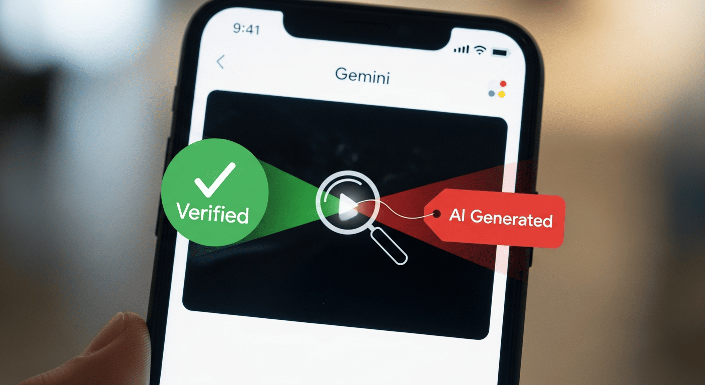 谷歌 Gemini 重磅升级 引入视频生成 AI 检测功能，一眼识破虚假内容