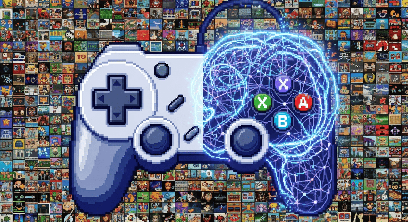 英伟达发布通用智能体NitroGen 4万小时游戏视频训练出的全能玩家