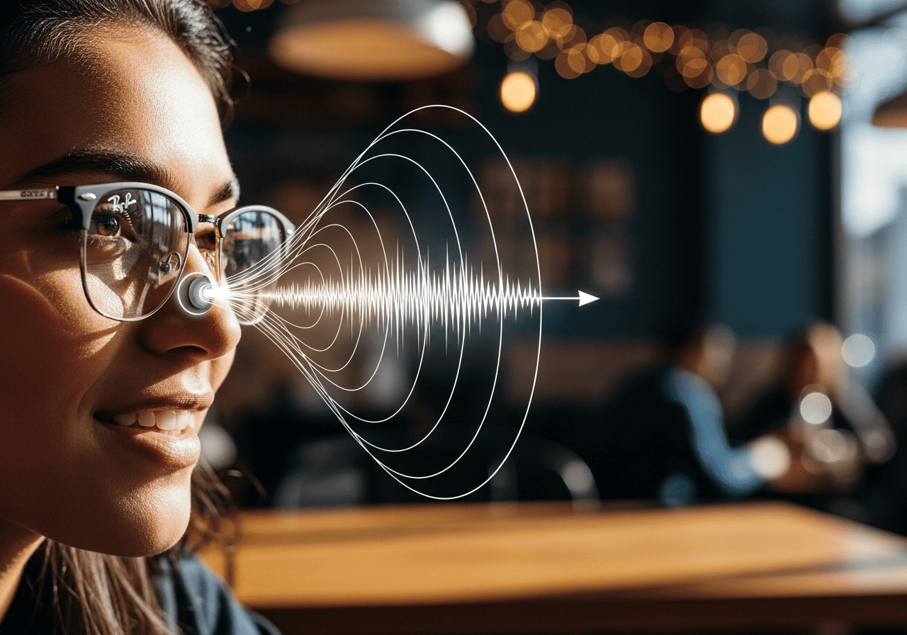 Meta智能眼镜进化 秒变“助听器”，看什么就播什么歌