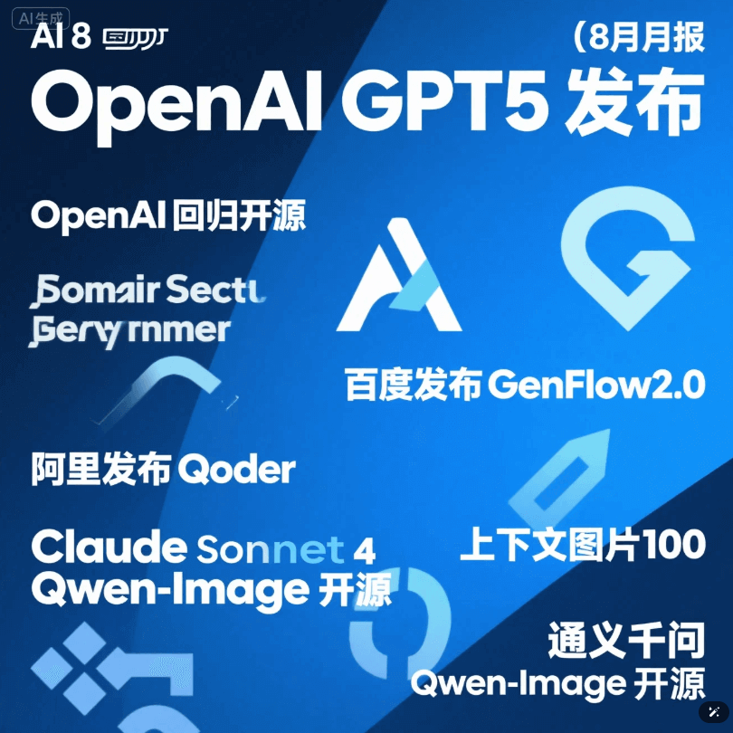 2025年8月AI行业月度总结报告